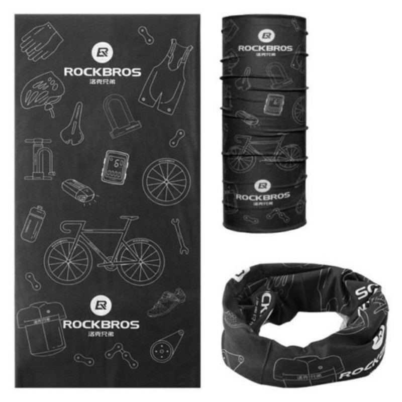 Jual Rockbros TJ-001 Sepeda Scarf Masker Bandana Buff Balaclava Outdoor ...