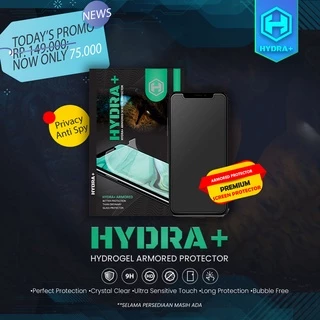 HYDRA+ PRIVACY ANTI SPY Semua Tipe Anti Gores Hydrogel - Not Tempered