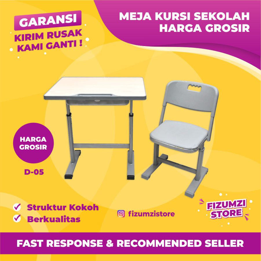 Jual Meja Sekolah Anak, Meja Belajar Sekolah, Bangku Sekolah Rangka ...