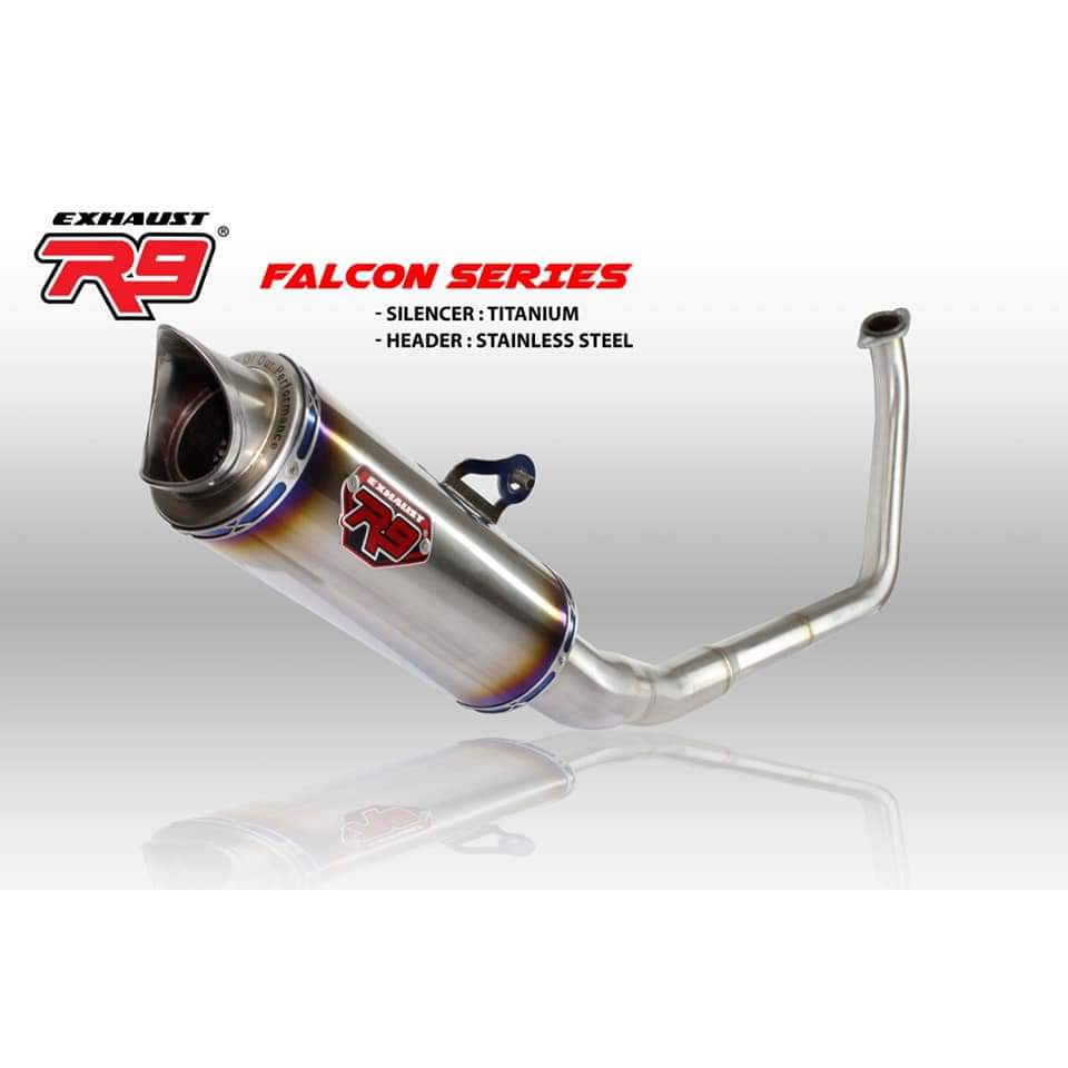 Jual Knalpot R9 Falcon CBR150R, CB150R, R15, Vixion R, Xabre, MT15 ...
