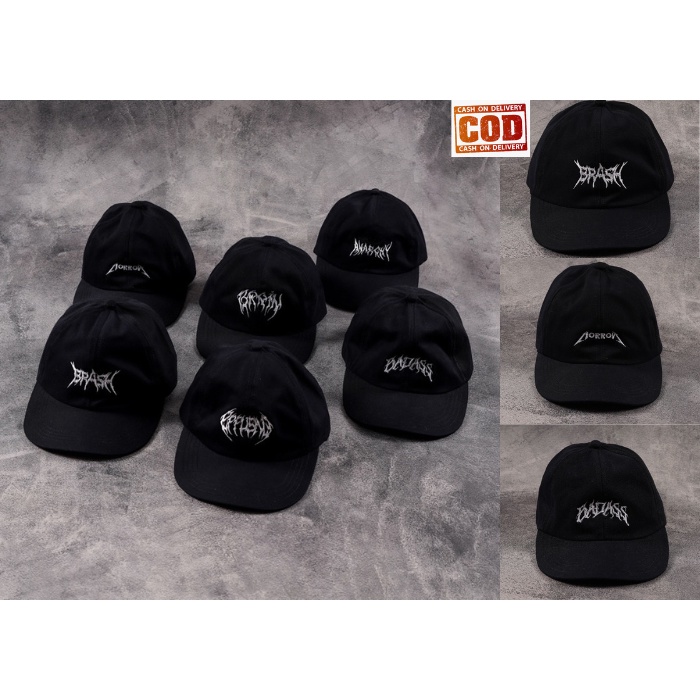 Jual Topi Metalica / Brain / Brash / Thrasher / Badass / ACDC / Anarchy ...