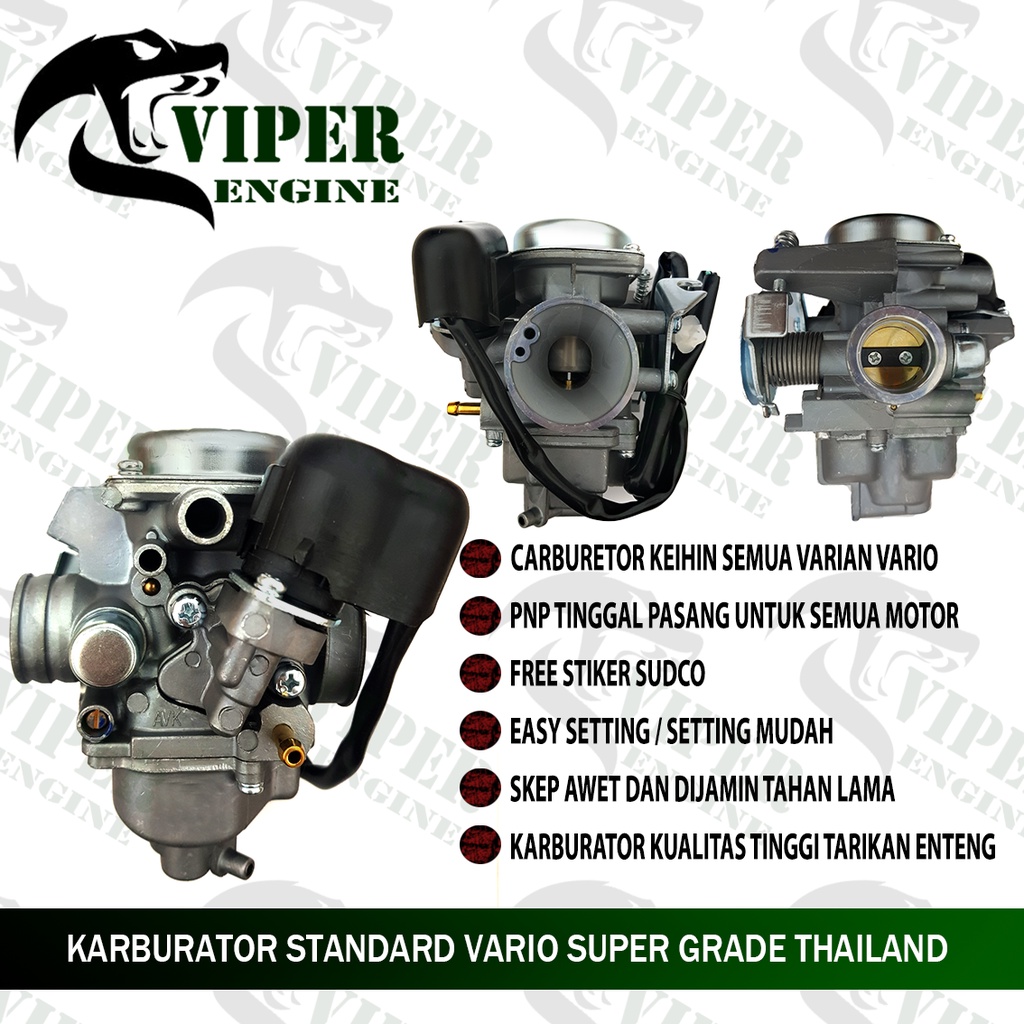 Jual Bisa Cod Karburator Standard All Vario Beat Keihin Thailand