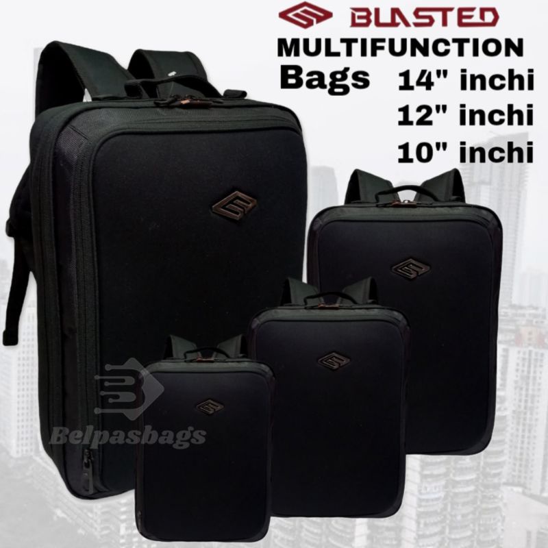 Jual Tas Laptop Ransel Selempang Multifungsi 3in1 BLASTED 10/12/14 inch ...