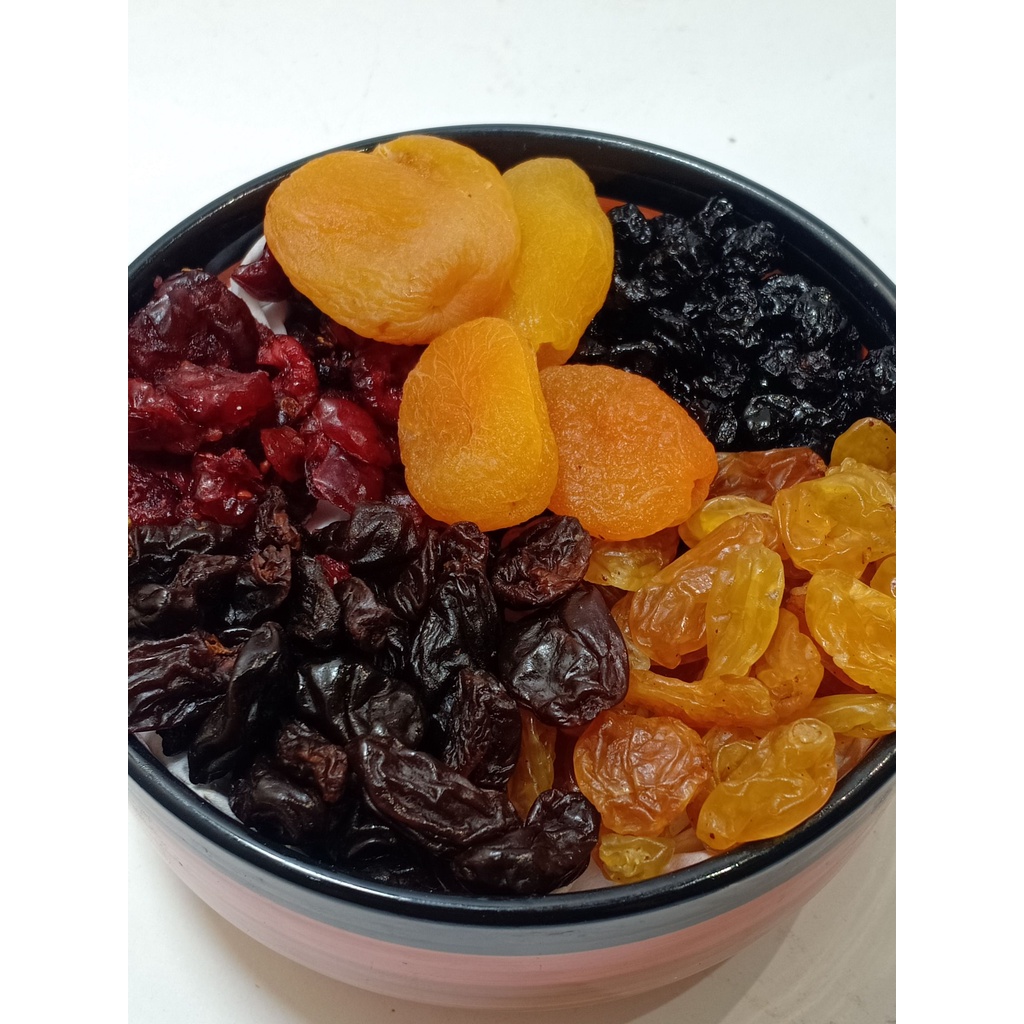 Jual TRAIL MIX 5 BUAH KERING BLUEBERRY APRICOT CRANBERRY GOLDEN RAISIN ...