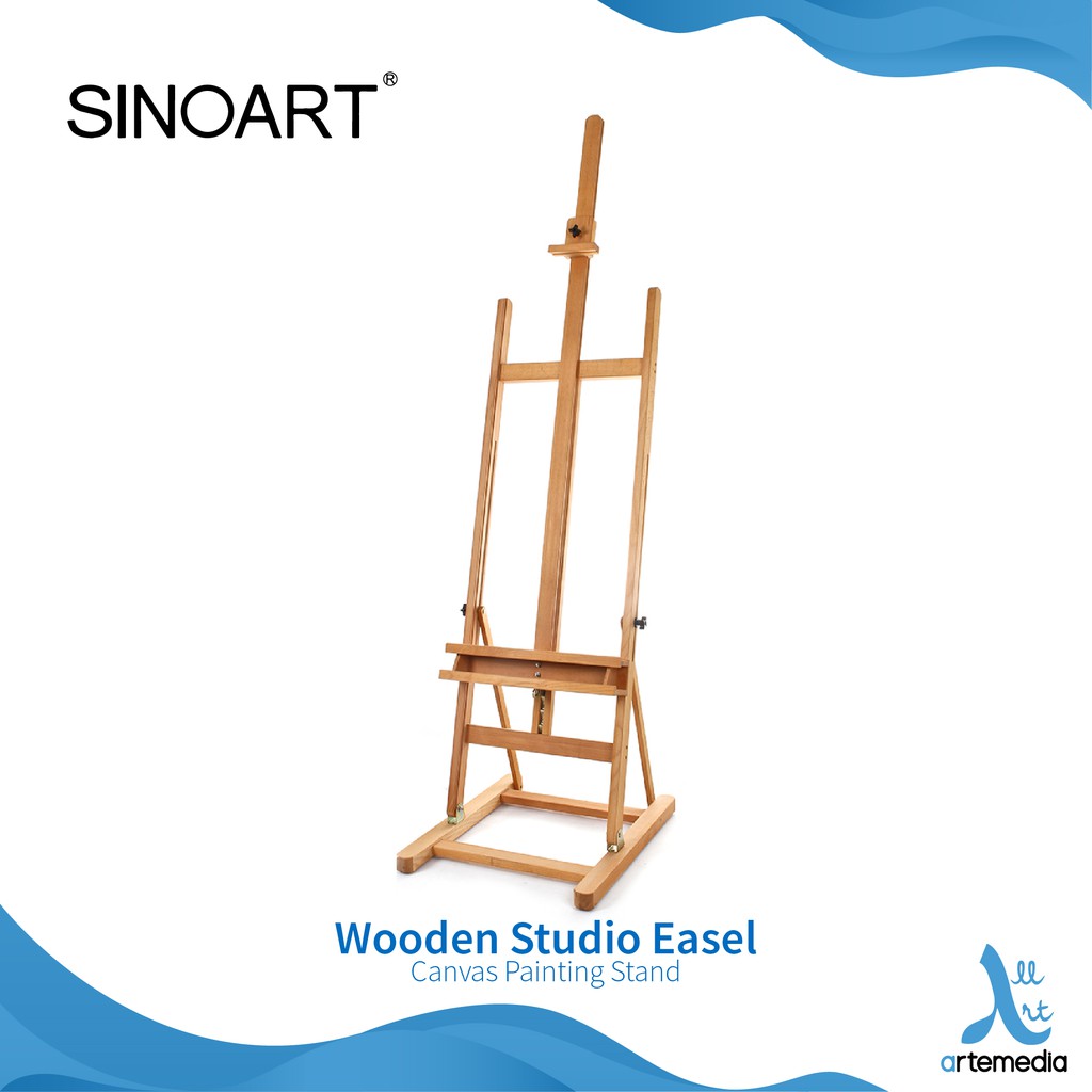 Jual Sinoart Studio Wooden Canvas Painting Stand Drawing Easel Shopee Indonesia