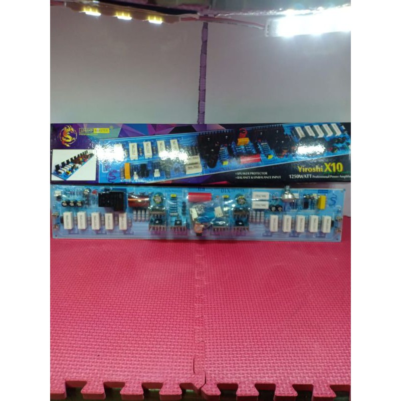 Jual KIT POWER AMPLIFIER YIROSHI X10 TR SANKEN 1250 Watt | Shopee Indonesia