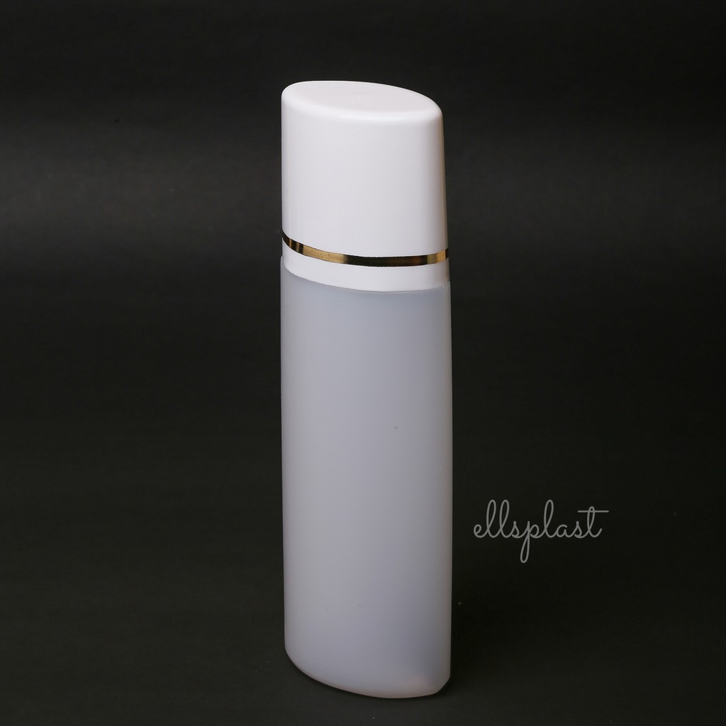 Jual BOTOL PUTRI 100 ML NATURAL TUTUP PUTIH LIST GOLD / BOTOL SABUN 100 ...
