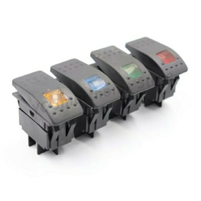 Jual SAKLAR ROCKER UNIVERSAL SWITCH ON OFF | Shopee Indonesia