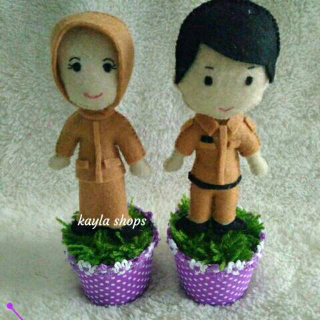 Jual boneka profesi / pajangan bisa request | Shopee Indonesia