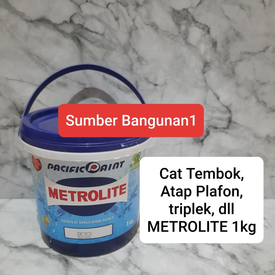 Jual Cat Tembok Putih Kg Metrolite Cat Plafon Atap Triplek Dinding