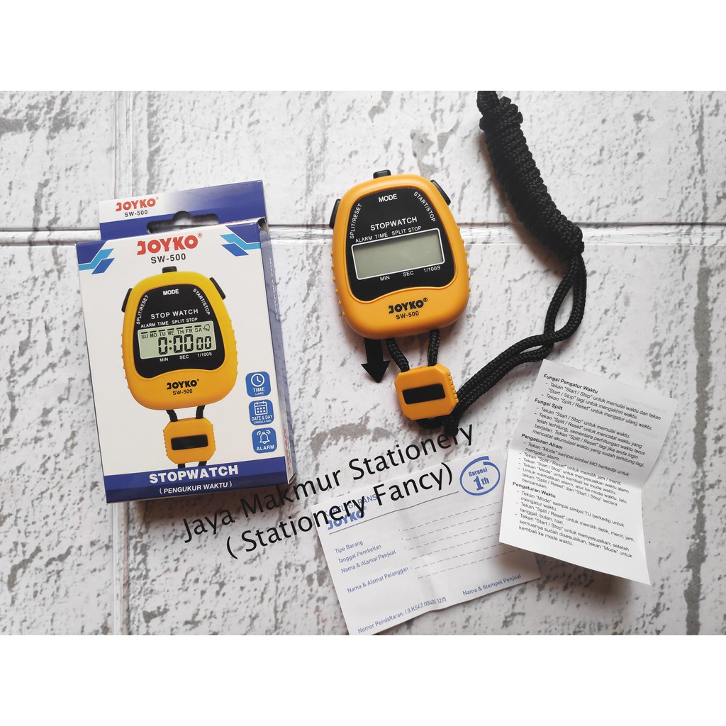 Jual Stopwatch joyko SW-500 (Pengukur Waktu) | Shopee Indonesia