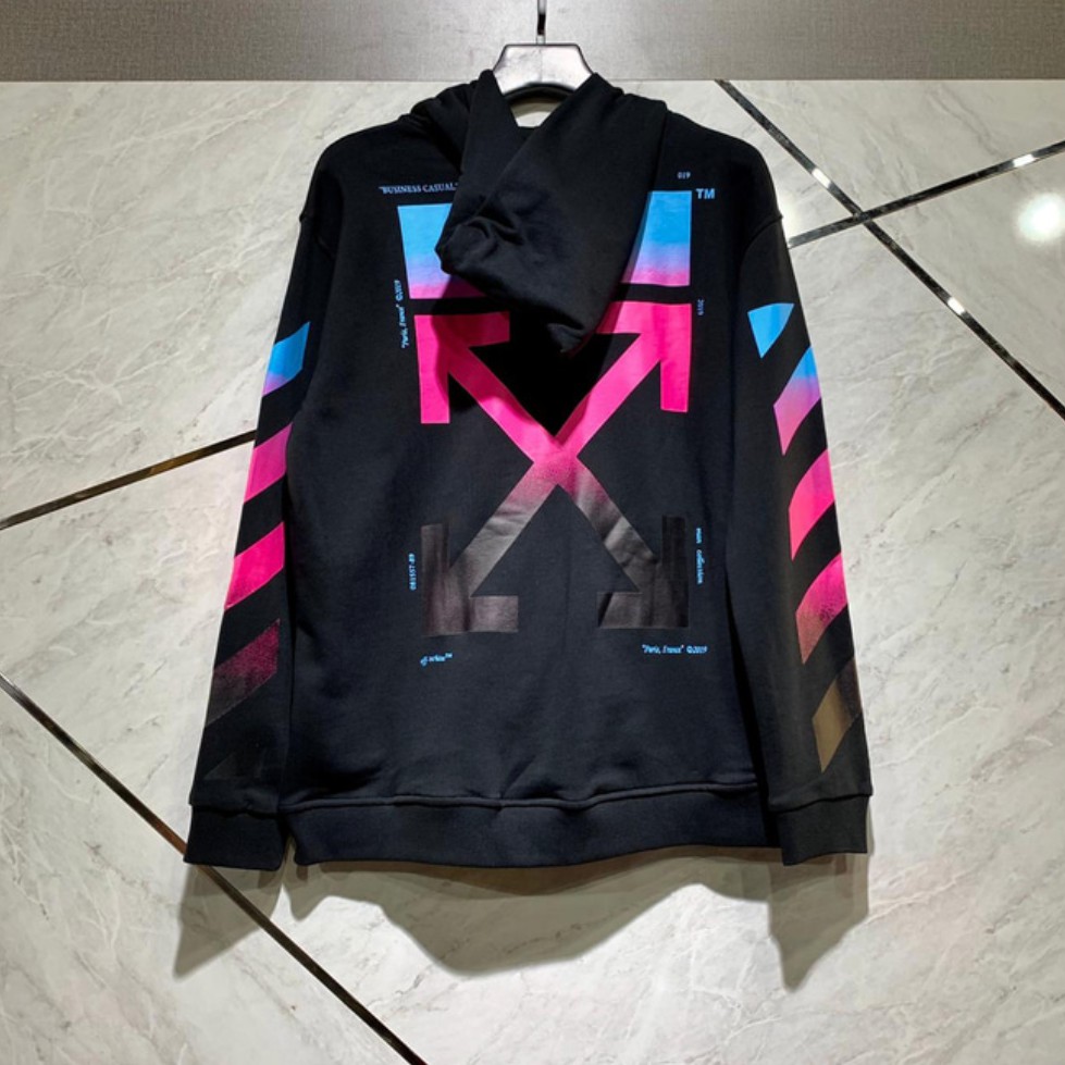 Off white rainbow discount hoodie