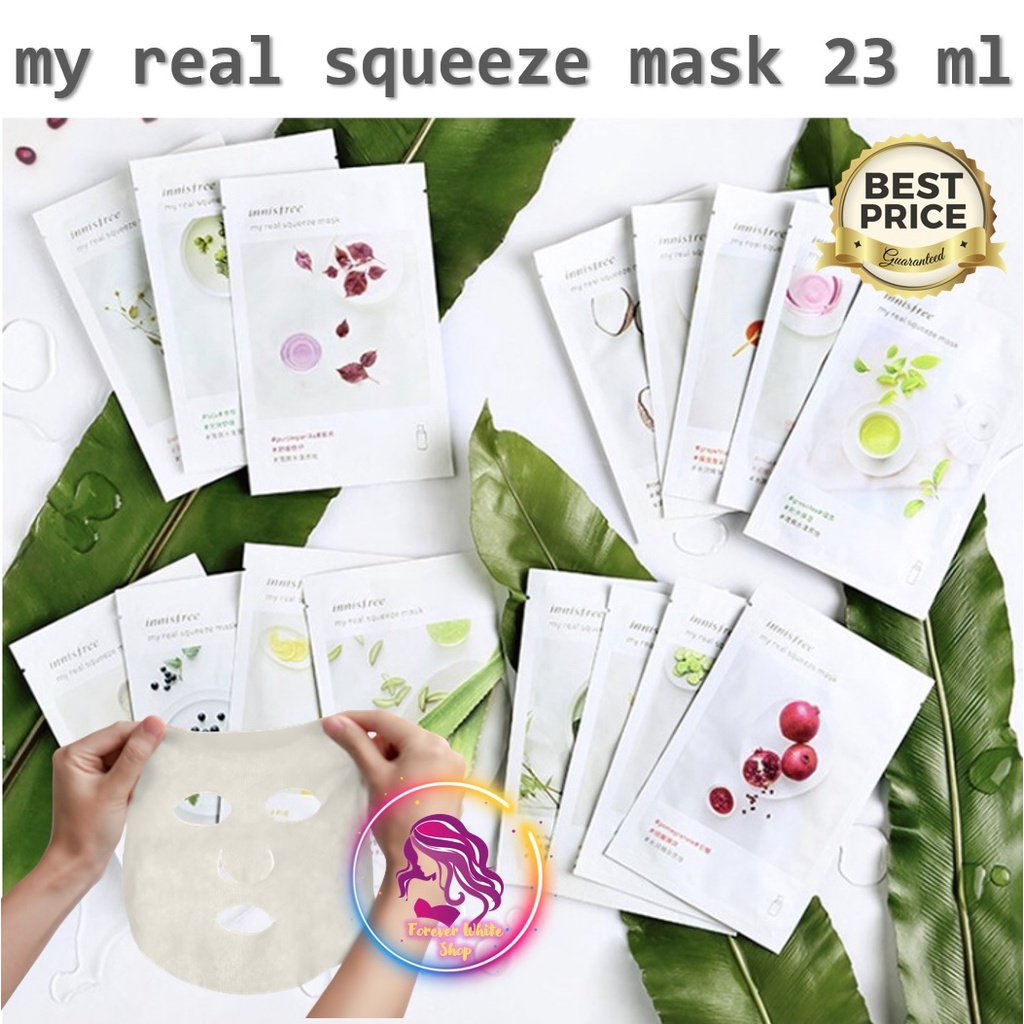 Jual Masker Innisfree My Real Squeeze Sheet Mask 23 ml / Masker Wajah