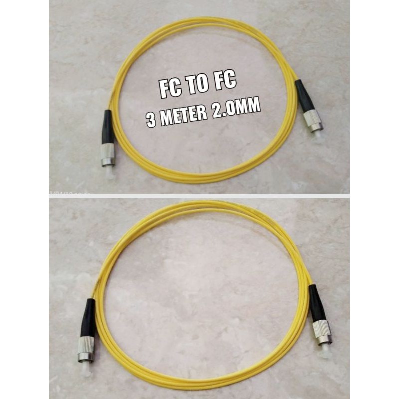 Jual Pathcore patchcord Fc Fc simplex fiber optic | Shopee Indonesia