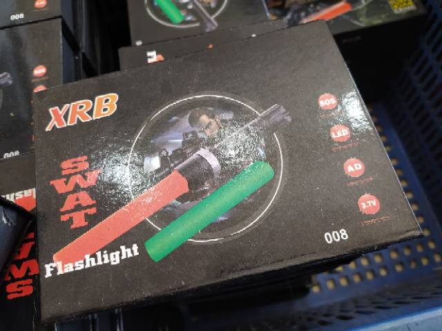 Jual Senter SWAT Se7en/ RB/SX8008 / Senter Police LED/ Senter Ronda ...