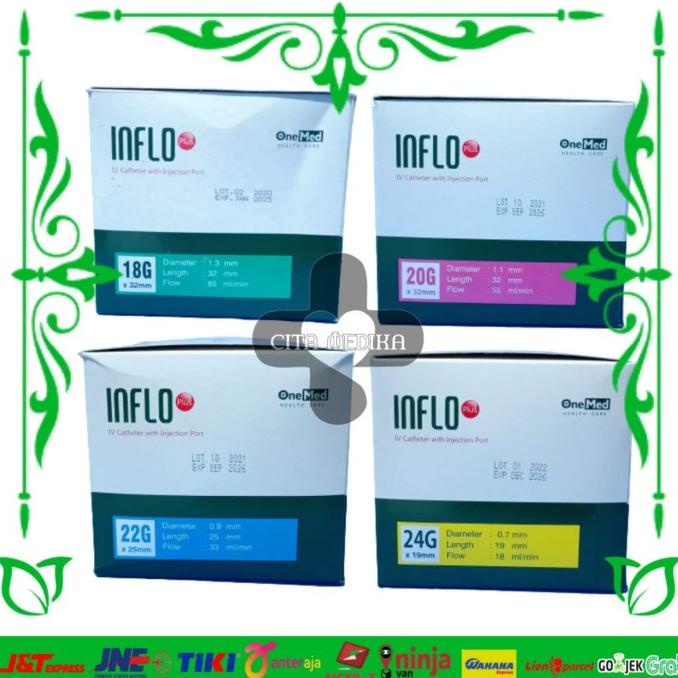 Jual Onemed Jarum Infus Inflo Iv Catheter One Med / Inflo Plus | Shopee ...