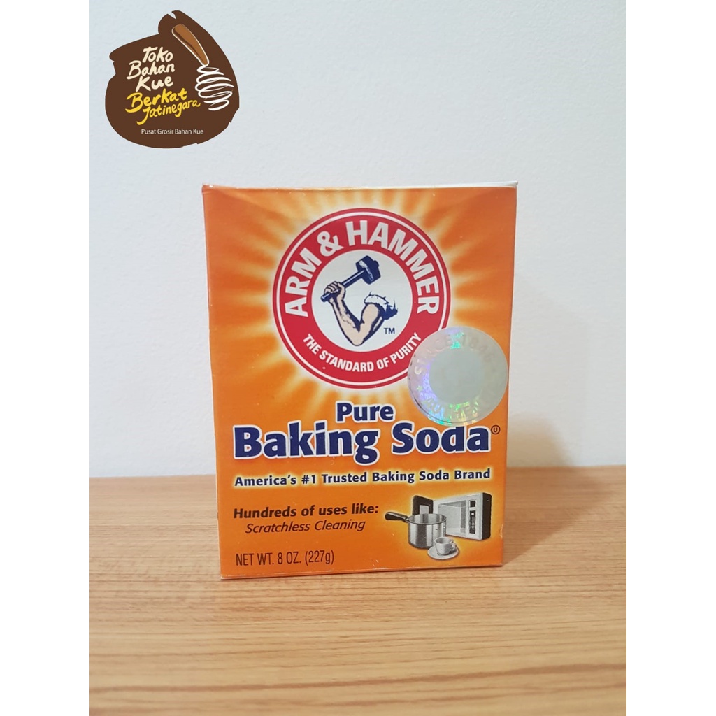 Jual PURE BAKING SODA ARM & HAMMER 227 GR / SODA KUE ARMS AND HAMMER