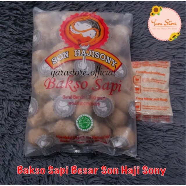 Jual Bakso Sapi Son Haji Sony Lampung Besar Shopee Indonesia