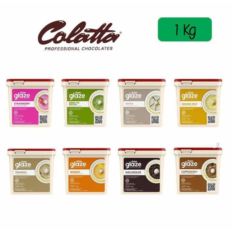 Jual COLATTA GLAZE 1 KG ( 8 VARIAN RASA ) | Shopee Indonesia