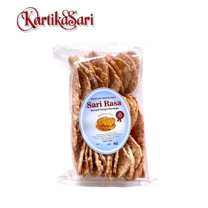 Jual Keripik Tempe Mentega - Sari Rasa | Shopee Indonesia