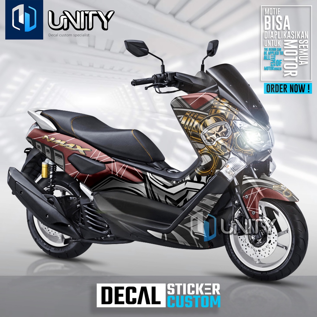 Jual Decal Nmax Full body - stiker/ sticker dekal NMAX CUSTOM SKULL ALL ...