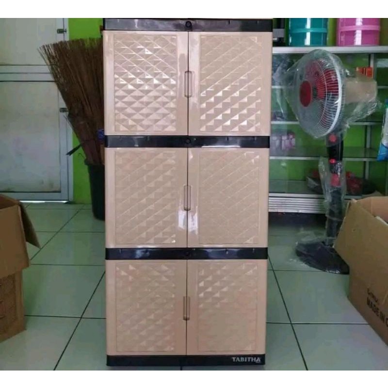 Jual Lemari Plastik Tabitha Mini Susun 3 Serbaguna Shopee Indonesia 