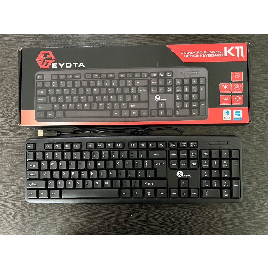 Jual Keyboard USB Eyota K11 Standard Wired PC | Shopee Indonesia
