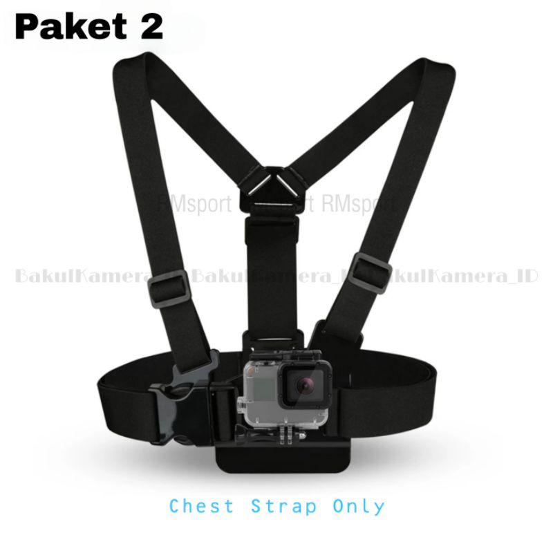 Jual Body Chest Strap Action Camera Strap Dada Mount For GoPro