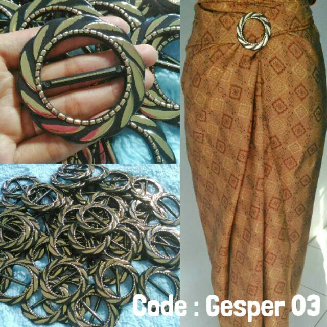 Jual Gesper / Ring Rok lilit / Kain lilit Kode 03 | Shopee Indonesia