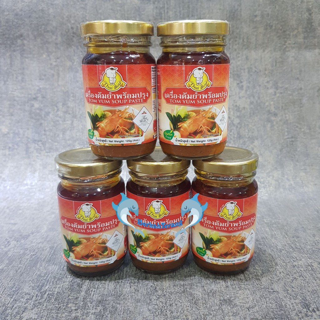 Jual Thai Boy Tom Yum Soup Paste 125 GR free Gluten / Bumbu Tom Yum ...