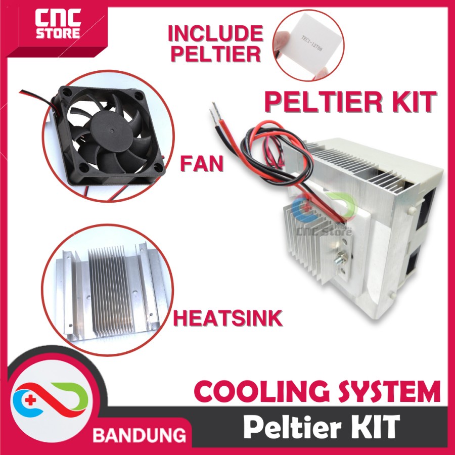 Jual PELTIER COOLING SYSTEM KIT PENDINGIN PELTIER TEC112706 SET