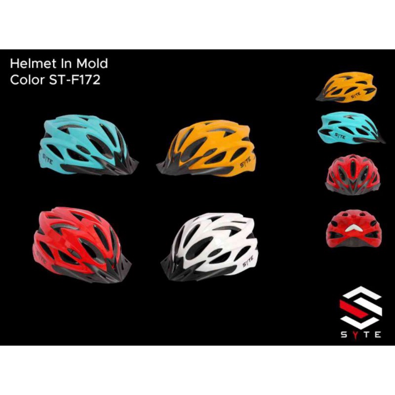 Jual Helm Sepeda Syte ST-F172 Mix Colour Helmet In Mold | Shopee Indonesia