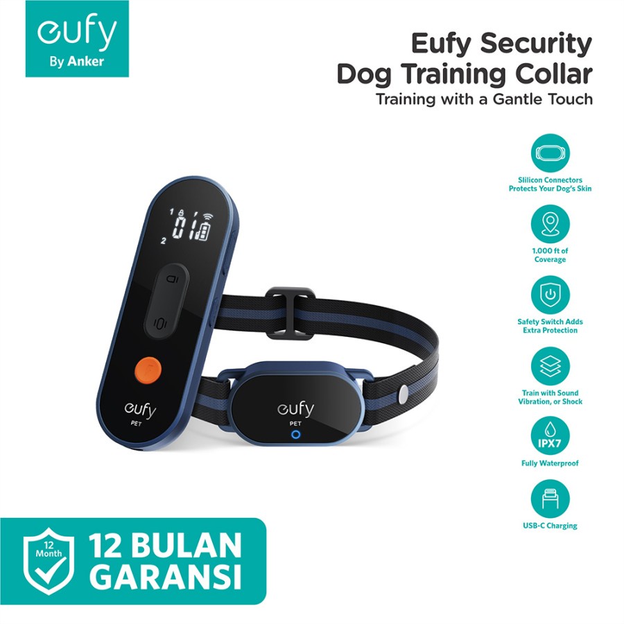 Jual Anker Eufy Pet Dog Training Collar Shopee Indonesia