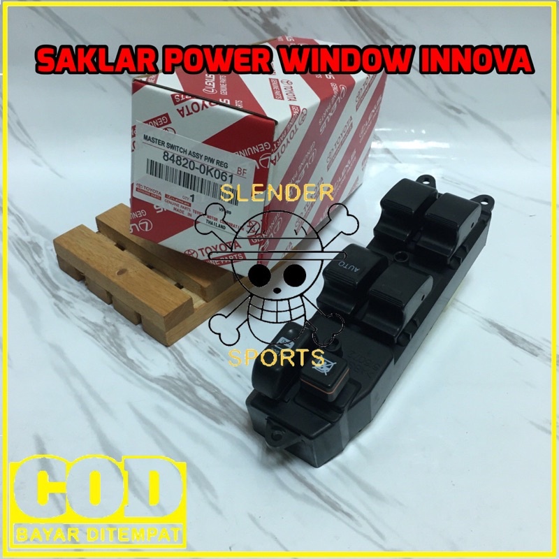 Jual SAKLAR POWER WINDOW INNOVA SAKLAR INNOVA SWITCH MASTER POWER WINDOW TOYOTA INNOVA