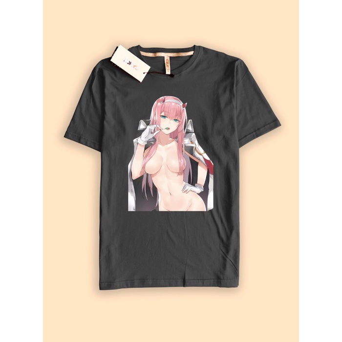 Jual Kaos Tshirt Anime Zero Two Naked Darling In The Franxx Shopee Indonesia