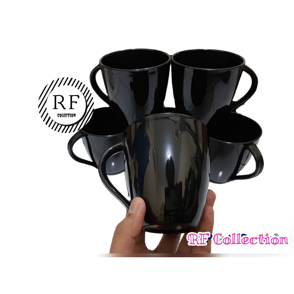 Jual Mug Kopi Melamin Diner Ware Ml Mug Gagang Lucu Mug Melamin Gelas Gagang Melamin