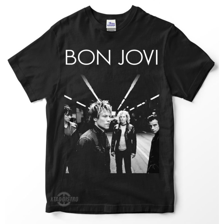 Jual Kaos BON JOVI LOGO ITS MY LIFE Premium Tshirt bonjovi kaos