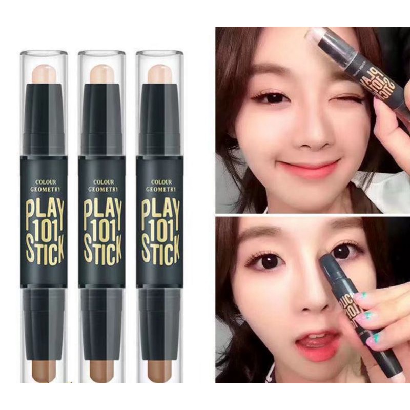 Jual PROMO COD.!! 2in1 Lameila Stick Contour Duo Concealer Geometry Shopee Indonesia