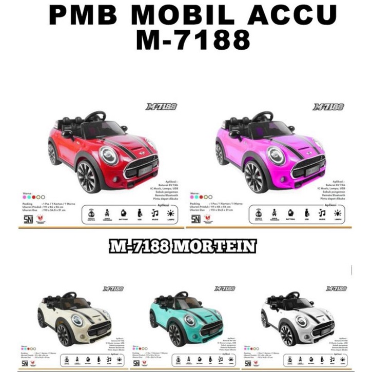 Jual ADA REMOTE !! MOBIL AKI MINI COOPER SPORT PMB M7188 M-7188 Mortein ...