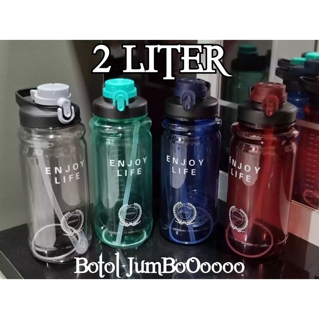 Jual Botol Enjoy Life 2 Liter (JumboOooo) | Shopee Indonesia