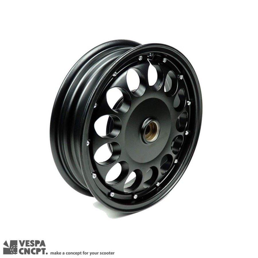 Jual Velg Vrossi Alfa Quatro Black Rear Hitam Belakang Vespa Sprint Primavera Lx S Shopee