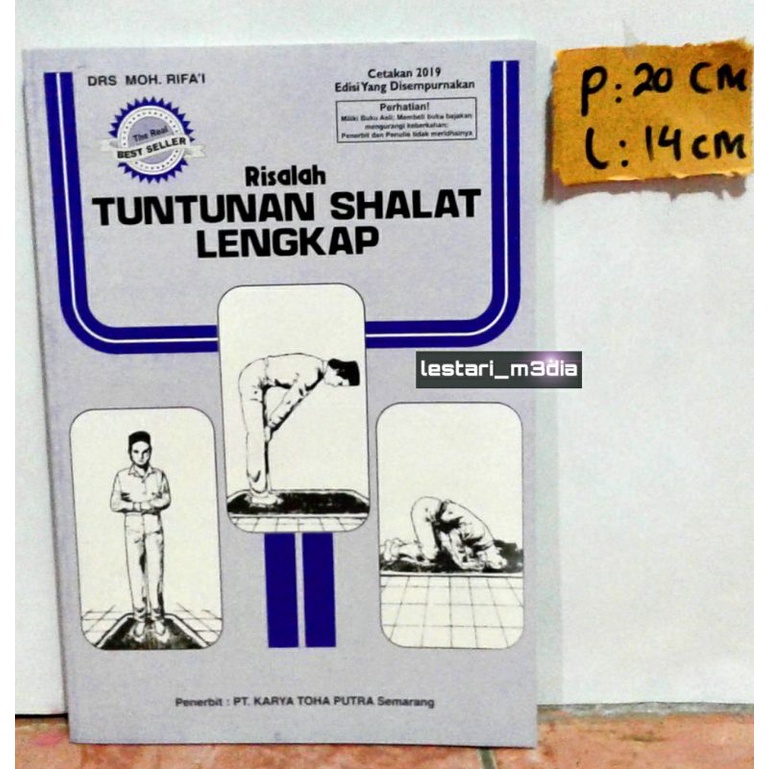 Jual Ukuran Besar Buku Belajar Sholat Lengkap/buku Tuntunan Sholat ...