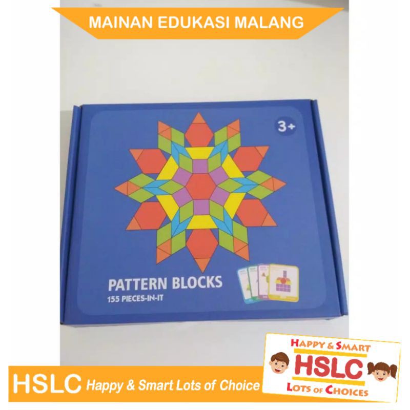 Jual Puzzle Kayu Pattern Block Bentuk GEOMETRI MOZAIC MOZAIK ANIMAL ...