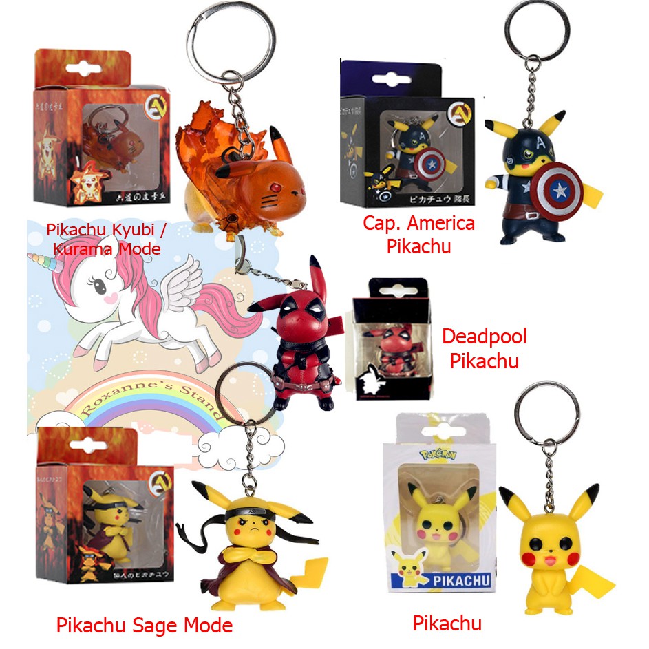 Deadpool sales pikachu keychain