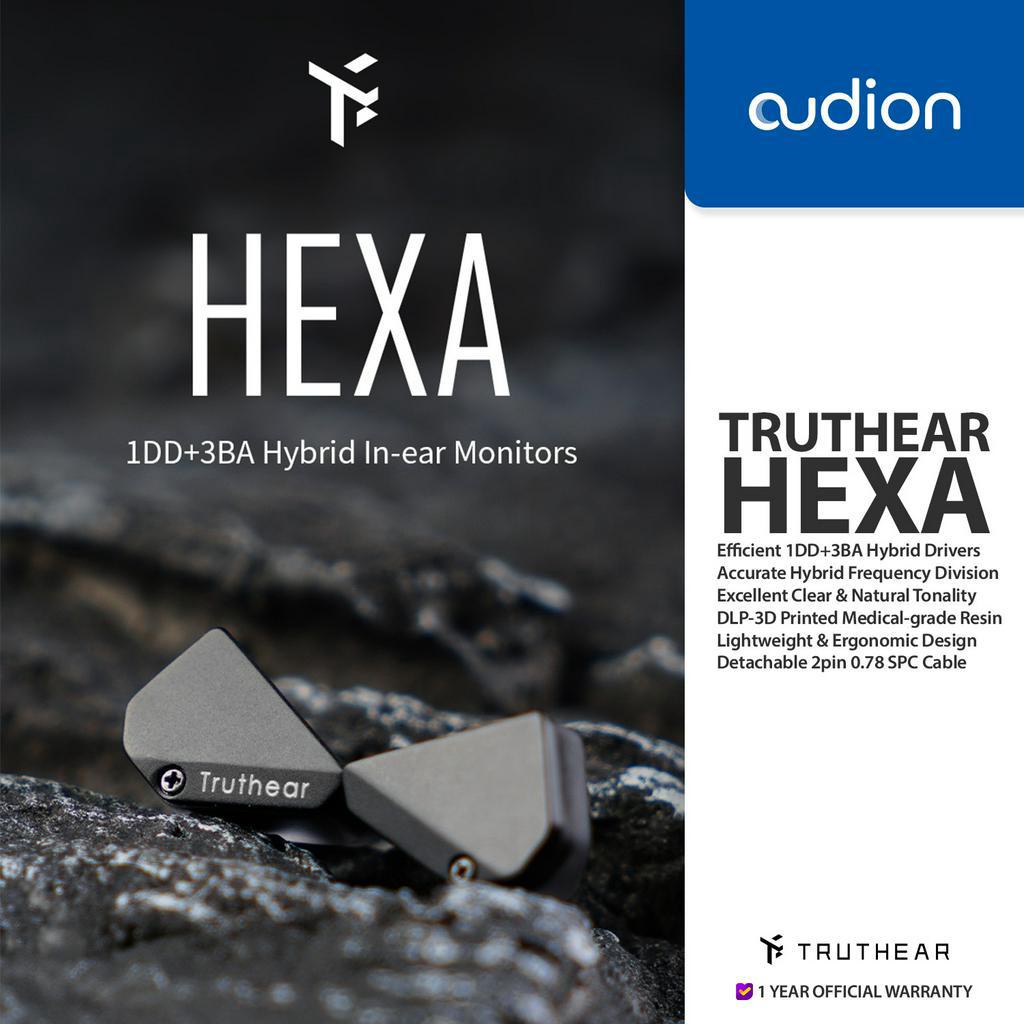 Jual TRUTHEAR HEXA 1DD+3BA Hybrid Drivers PU+LCP 2pin In-ear IEM ...