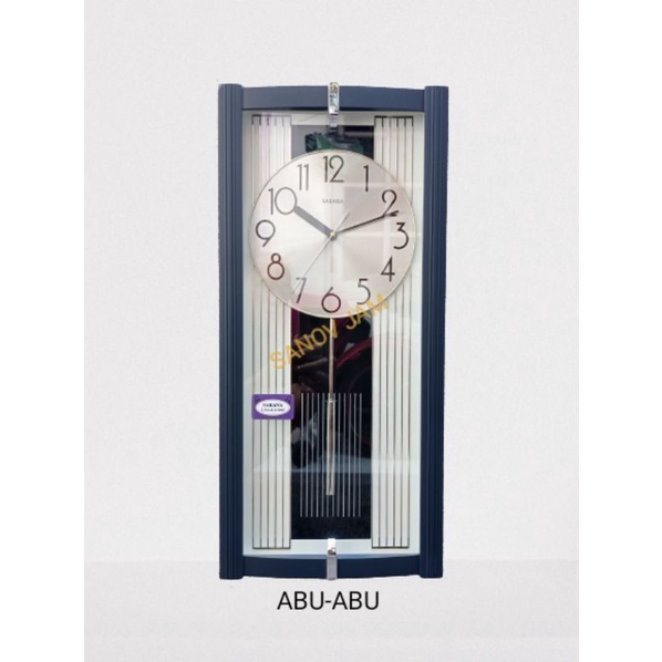 Jual Jam dinding Bandul bell Melody SAKANA 388 angka biasa 59x27cm ...