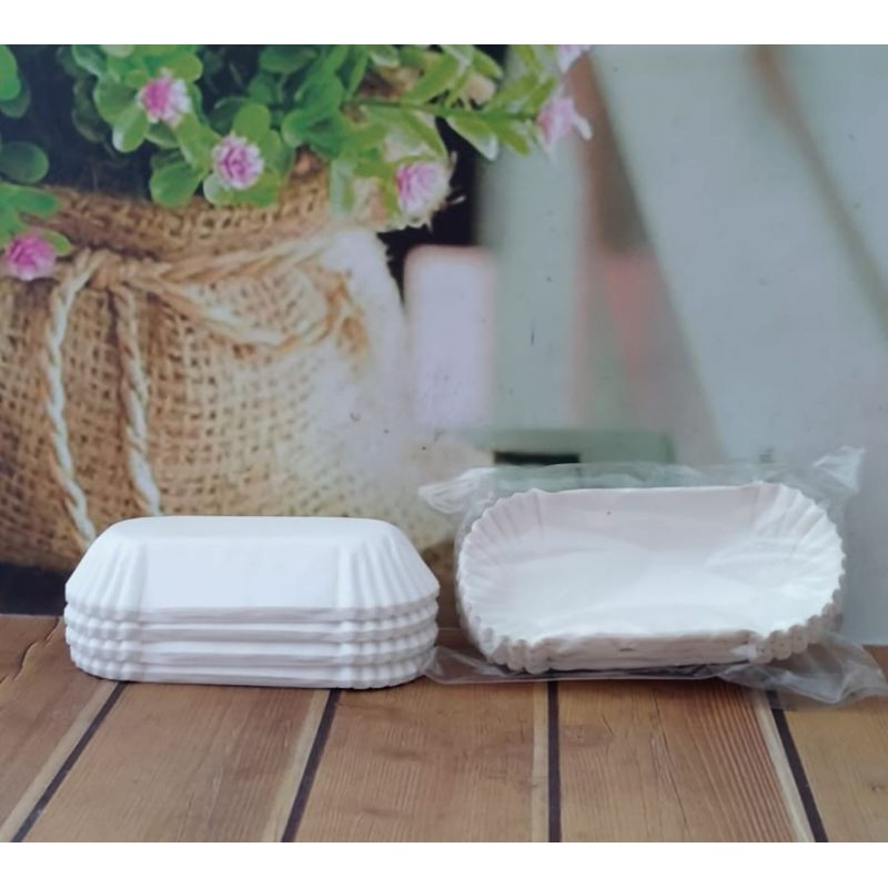 Jual Alas Roti atau risoles bentuk oval ukuran 129x81mm per 100pcs ...