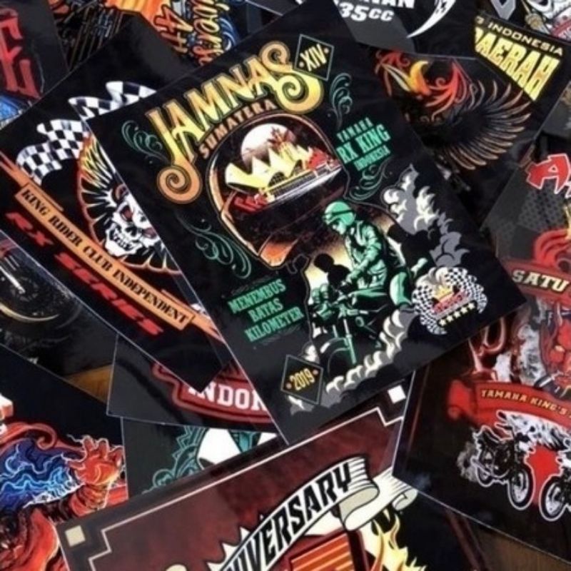 Jual stiker rx king | stiker pack event touring club rx king | Shopee ...