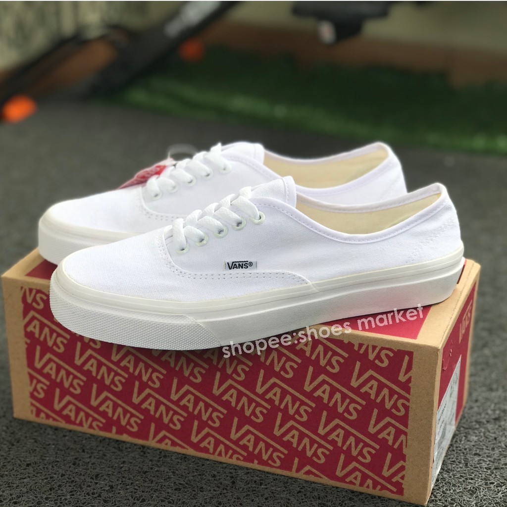 Vans authentic clearance all white kaskus