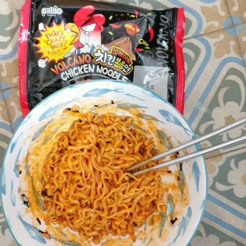 Jual Paldo Volcano Chicken Noodle 130 G Mie Instan Korea Super Spicy